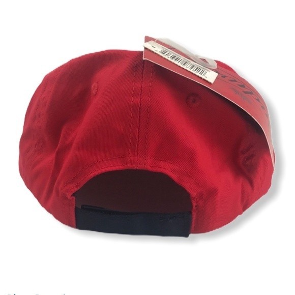 90s Budweiser Trucker Cap embroidered adjustable blue Red Logo embroidered - Picture 5 of 13